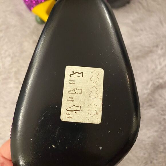 Bally Switzerland genuine leather glitter heels, size 38(7,5) - Picture 9 of 11